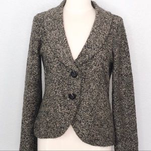 CAbi Soft Button Up Cardigan Blazer Sweater Large